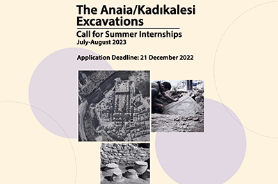 Anaia/Kadıkalesi Excavations (Kuşadası, Aydın) - Application for Internship